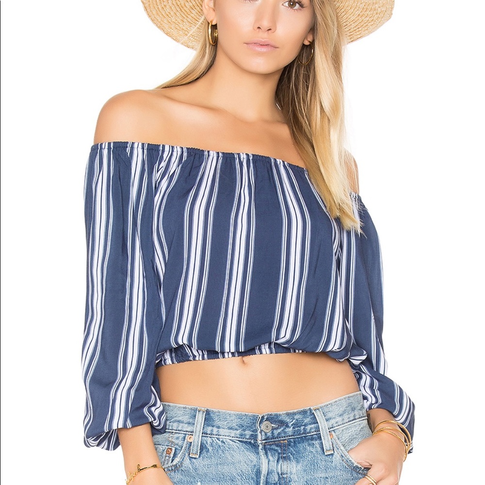 Mumu off the shoulder top